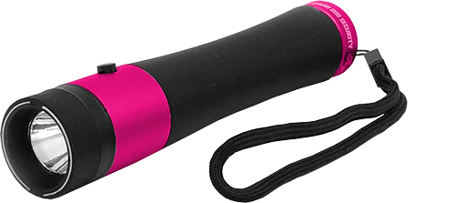 GUARD DOG IVY STUN GUN W/ 200 LUMEN LIGHT RECHARGEABLE PINK - for sale