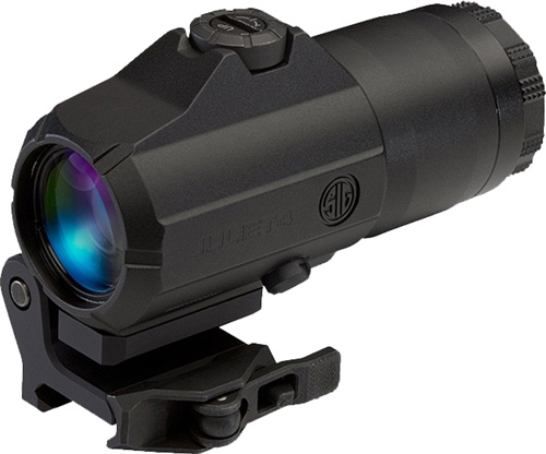 SIG OPTICS JULIET 4 MAGNIFIER 4X24 POWERCAM QR MOUNT BLACK - for sale