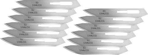 HAVALON KNIVES #60XT STAINLESS STEEL REPLACEMENT BLADES 12PK< - for sale