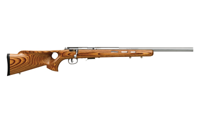 SAVAGE 93-BTVS 22WMR 21" HB ACCU TRIGGER SS/BRN LAM T-HOLE - for sale