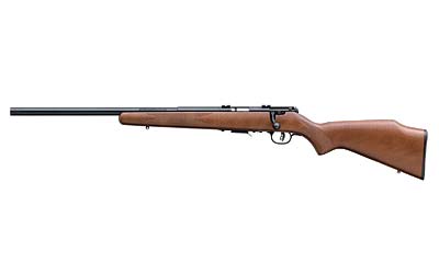 SAVAGE 93R17-GLV .17HMR LH 21"HB ACCU TGR BLUED/HARDWOOD - for sale