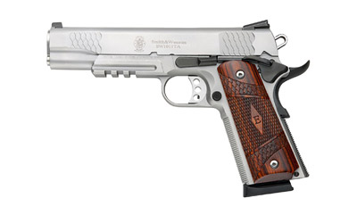 S&W 1911TA ES 45ACP 5" 8-SHOT FIXED NIGHT SIGHTS S/S WOOD - for sale
