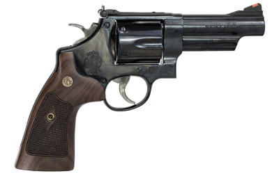 S&W 29 CLASSIC 44MAG 4" AS BLUED CHECKERED WOOD GRIPS - for sale