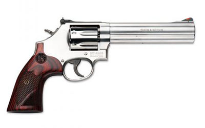 S&W 686 DELUXE 357 MAG 6" AS 7-SHOT SS CHECKERED WOOD GRIPS - for sale