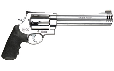 S&W 500 500SW 8.38" AS 5-SHOT HI-VIZ STAINLESS RUBBER - for sale