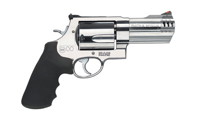 S&W 500 500SW 4" AS 5-SHOT STAINLESS STEEL RUBBER - for sale