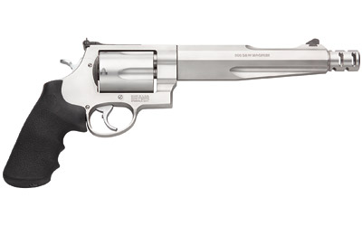 S&W 500 PERFORMANCE CENTER 500SW 7.5" 5-SH AS SS RUBBER - for sale