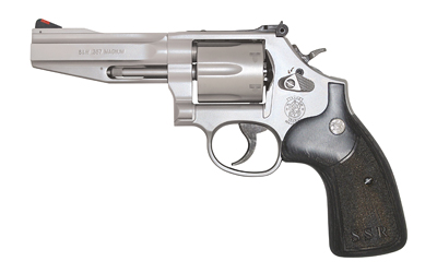 S&W PRO SERIES 686SSR 357 4" AS 6-SHOT SS BLK. LAM. GRIPS< - for sale