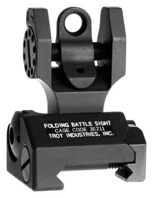 TROY BATTLESIGHT REAR FOLDING BLACK - for sale