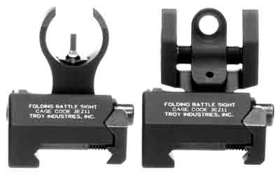 TROY BATTLESIGHT SET MICRO HK STYLE FOLDING BLACK - for sale