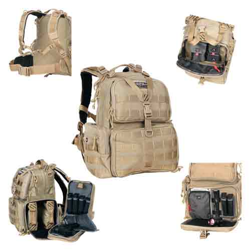 GPS TACTICAL RANGE BACKPACK W/WAIST STRAP TAN NYLON - for sale