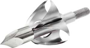 FLYING ARROW BROADHEAD TOXIC 100GR 7/8" CUT 3/PK SILVER - for sale