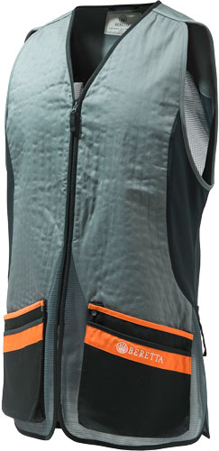 BERETTA MEN'S S.PIGEON VEST XX-LARGE GREY/ORANGE - for sale