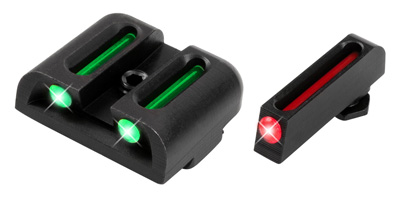 TRUGLO SIGHT SET FIBER OPTIC FOR GLOCK 9MM/.40 SET - for sale