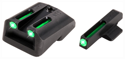 TRUGLO SIGHT SET 1911 3" .45ACP TRITIUM/FIBER OPT. GRN - for sale