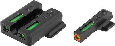 TRUGLO SIGHT SET S&W M&P MOST TFX PRO GREEN/ORANGE OUTLINE - for sale