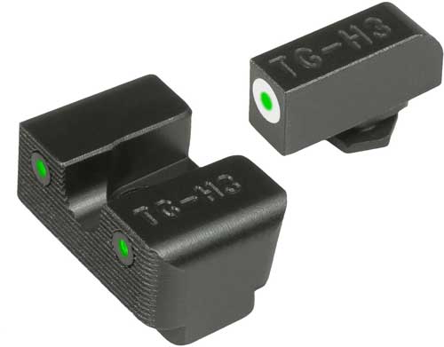 TRUGLO SIGHT SET FOR GLOCK HI TRITIUM PRO WHITE W/ U-NOTCH - for sale