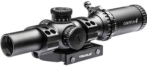 TRUGLO OMNIA 1-4X24MM SCOPE 30MM TUBE IR SP W/1PC MOUNT DO - for sale