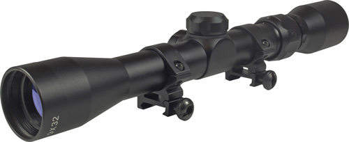 TRUGLO SCOPE BUCKLINE 3-9X32MM BDC BLACK W/WEAVER RINGS - for sale