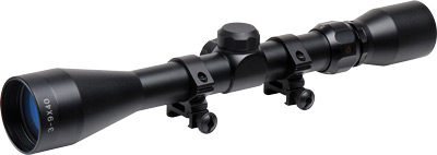 TRUGLO SCOPE TRUSHOT 3-9X40MM DUPLEX W/WEAVER RINGS BLACK - for sale