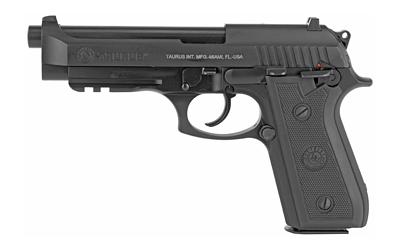 TAURUS 92 9MM 5" FS 17-SHOT BLUED CHECKERED RUBBER - for sale