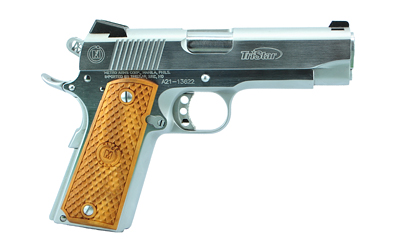 TRISTAR AMERICAN CLASSIC CMNDR 1911 9MM 4.5" CHROME/WOOD< - for sale