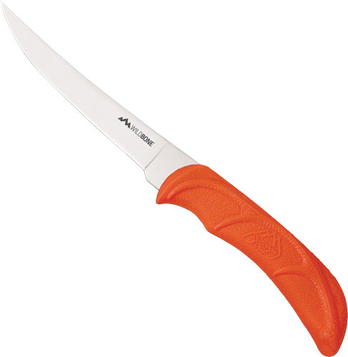 OUTDOOR EDGE 5" BONING/FILLET KNIFE ORANGE HANDLE BLISTER PK - for sale