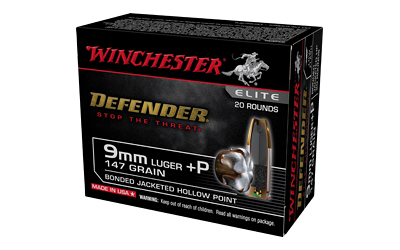 WIN DEFENDER 9MM 147GR JHP 20/200 - for sale