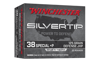 WINCHESTER SILVERTIP 38 SPECIAL+P 125GR HP 20RD 10BX/C - for sale