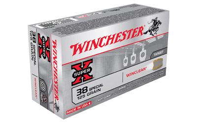 WINCHESTER WIN-CLEAN 38 SPCL 125GR. JSP 50RD 10BX/CS - for sale