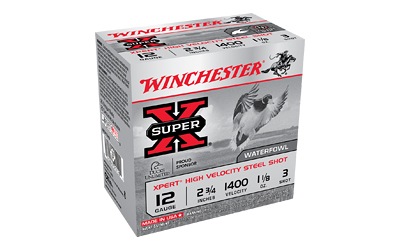 WINCHESTER XPERT 12GA 1400F #3 25RD 10BX/CS 2.75" STEEL 1-1/8 - for sale