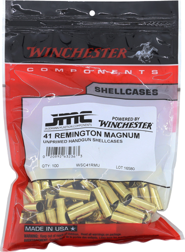 WINCHESTER UNPRIMED CASES 41 REM MAG 100 PACK 20PK/CS - for sale