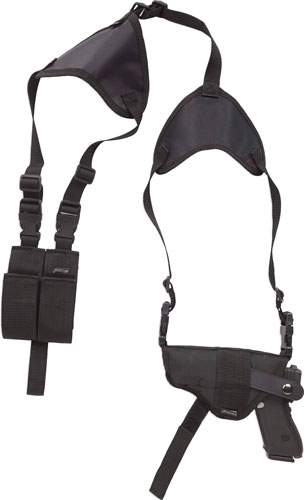 BULLDOG DELUXE HZTL-SHOULDER HOLSTER RH/LH MOST 1911'S BLK - for sale