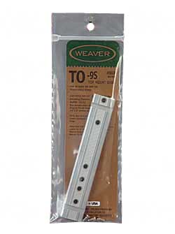 WEAVER BASE 22 TIP-OFF ADAPTOR #TO9S 1-PC RUGER 10/22 SILVER - for sale