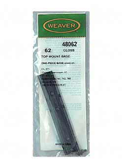 WEAVER BASE TOP MOUNT #62 1PC REMINGTON 740/742/760 BLACK - for sale