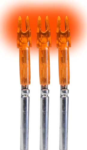 LUMENOK LIGHTED NOCK X-SERIES HD ORANGE 3PK - for sale