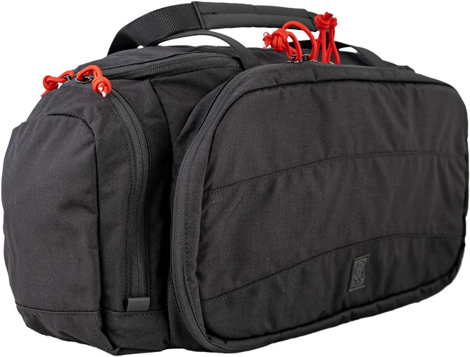 GREY GHOST GEAR RANGE BAG BLACK W/RED ZIPPER PULLS - for sale